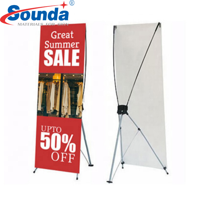 Advertising Promotional Display Stand Portable 80*180cm X Banner Stand