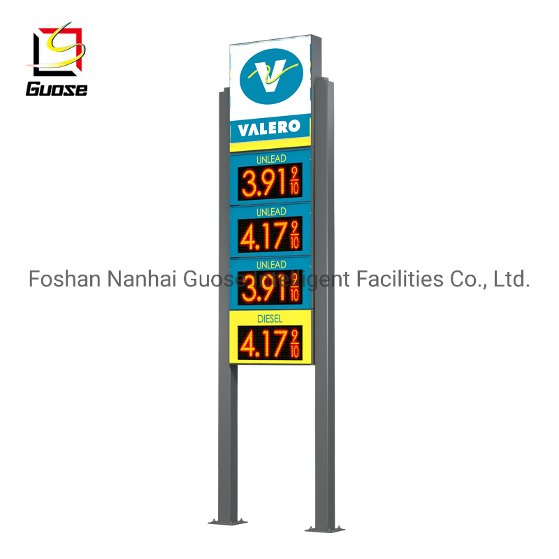Directional Signs Pylon Petrol Station Price Board Outdoor Advertising Sign