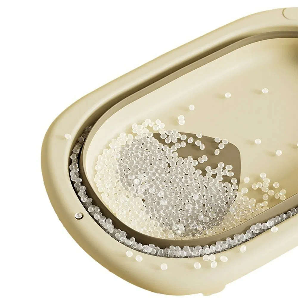 Детская складная ванночка для купания с рельефным дном