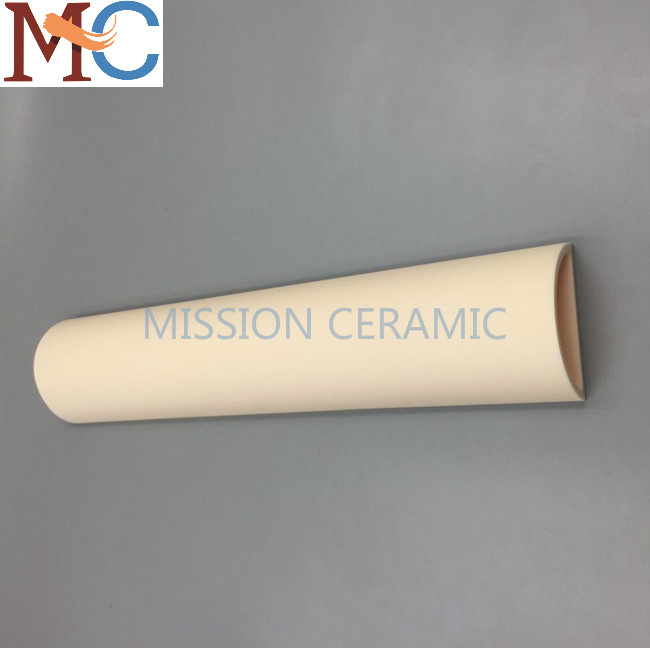 C799 Heat Resistant Customized Semicircle Type Alumina Ceramic Tube