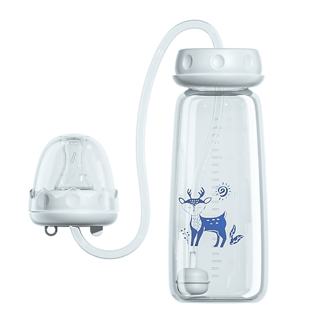 240ml BPA Free Hand Free Standard Neck Baby Bottle PP Baby Bottle
