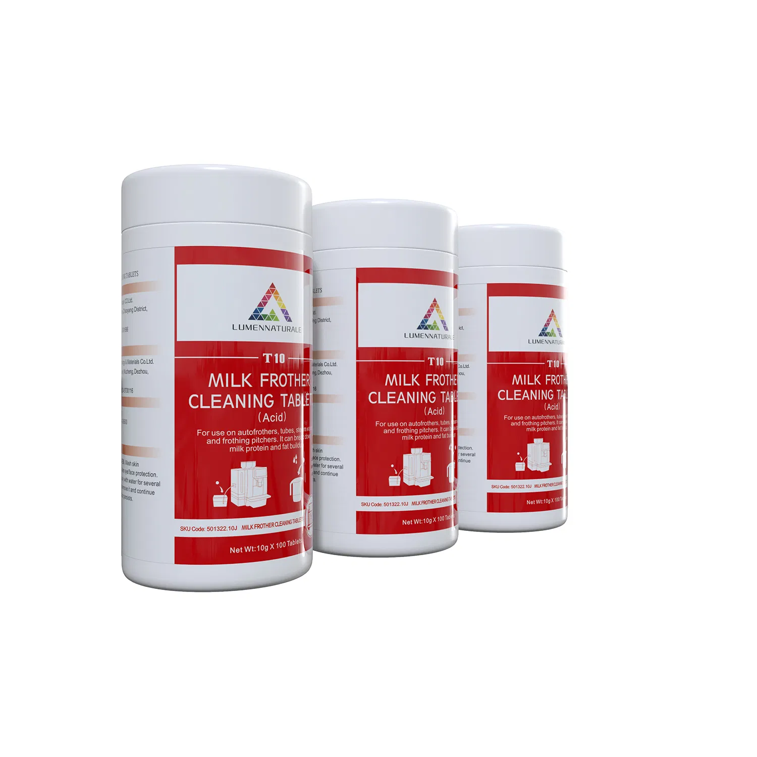 Commercial Wholesale Coffee Machine Milk Frother Cleaning Tablets for Detergent Milk Stain