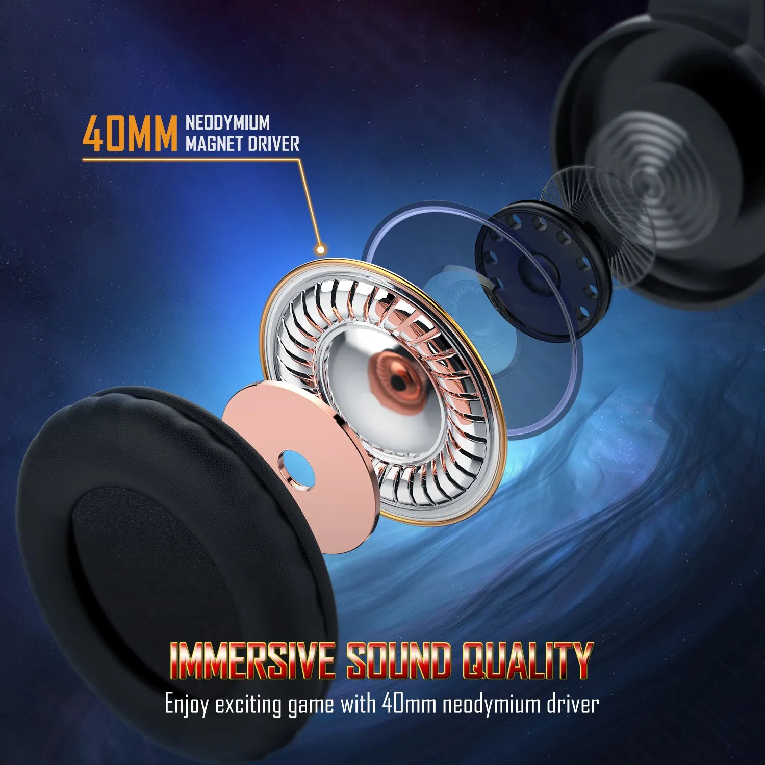 Игровые наушники Onikuma K19 с микрофоном