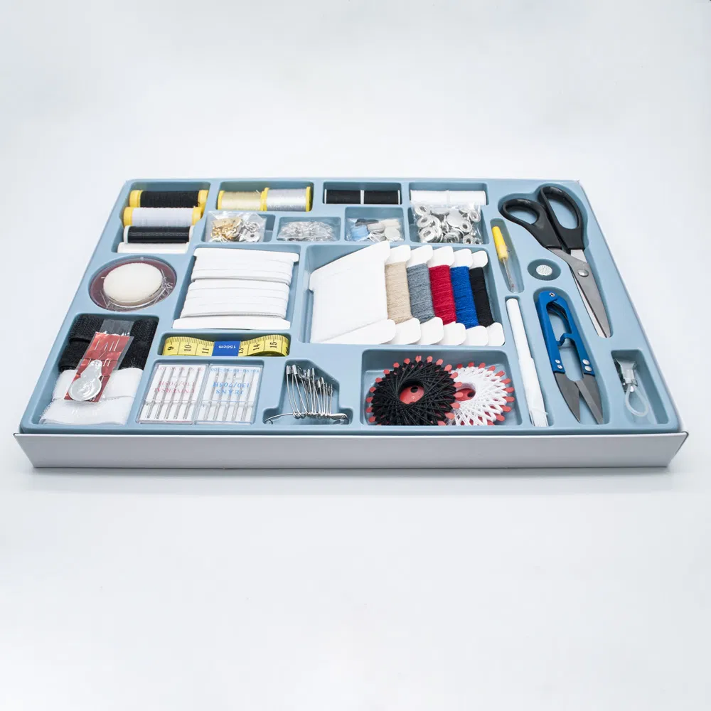 Europe Hot Sell Sewing Kit in Plastic Box