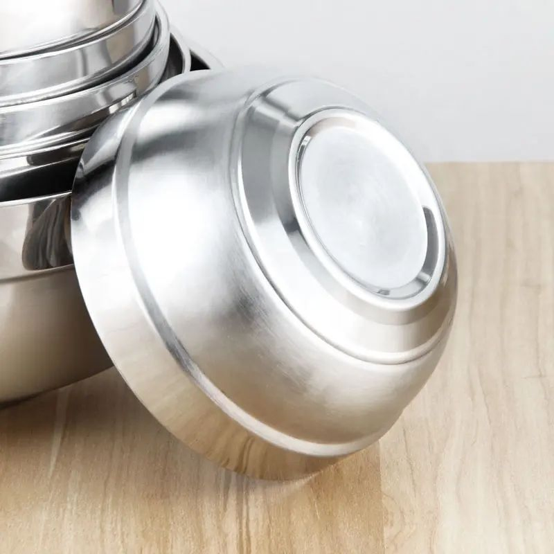 Stainless Steel Rice Bowl for Family Restaurant