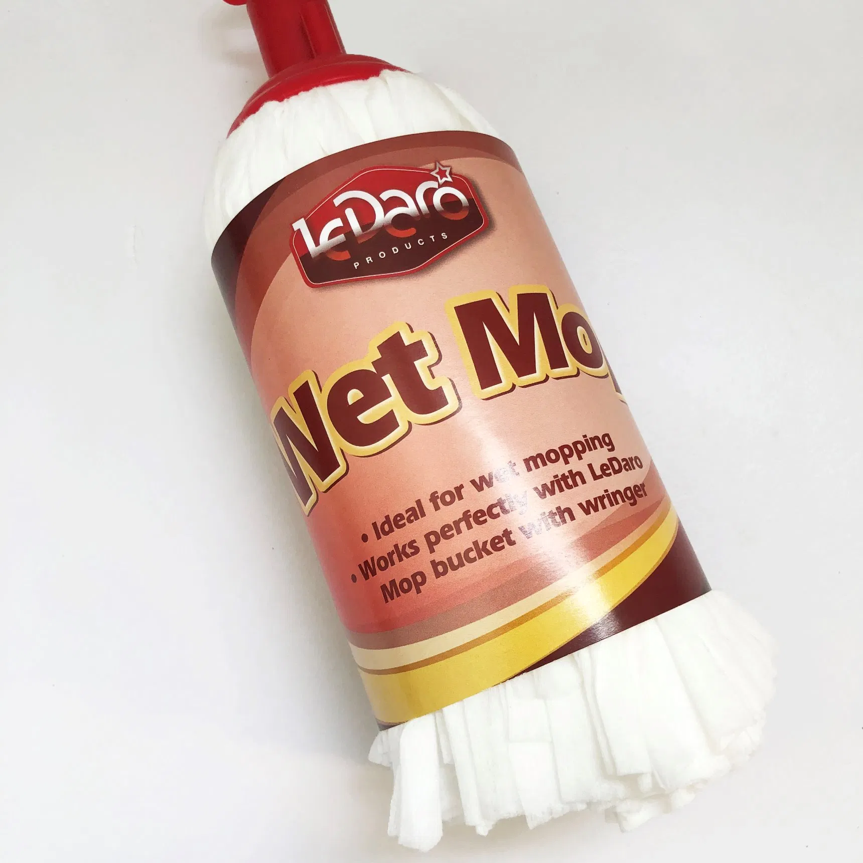 Customized Color Cotton Mop with 110 Grams in 80% Polyester, 20% Polyamide Spunlace Nonwoven for Cleaning All Floor