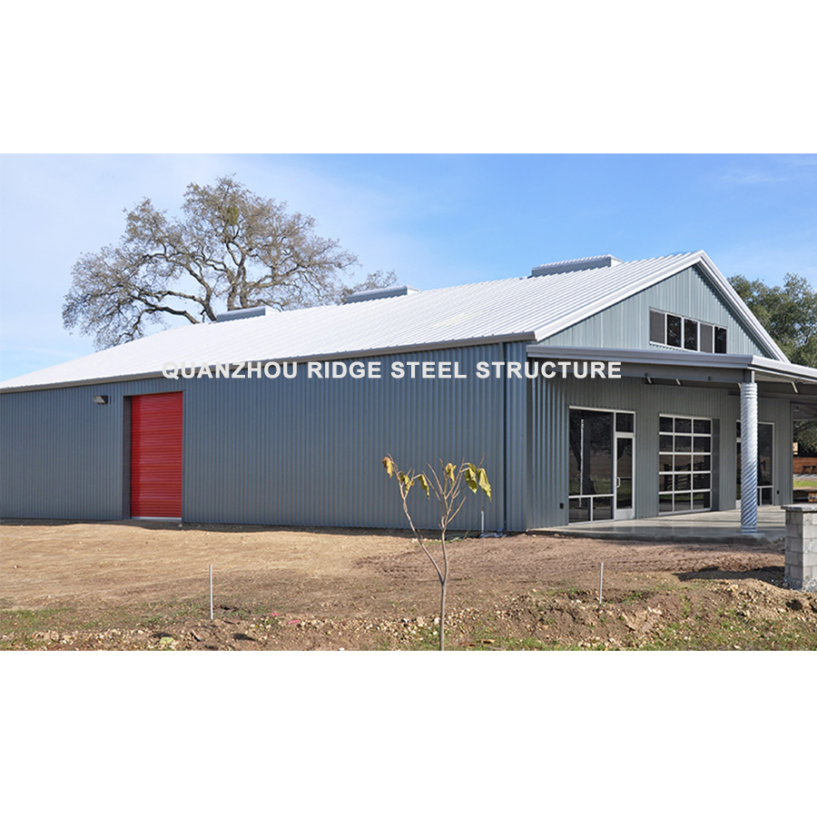 Easy Assembled Prefabricated Steel Structure Fabric House Building