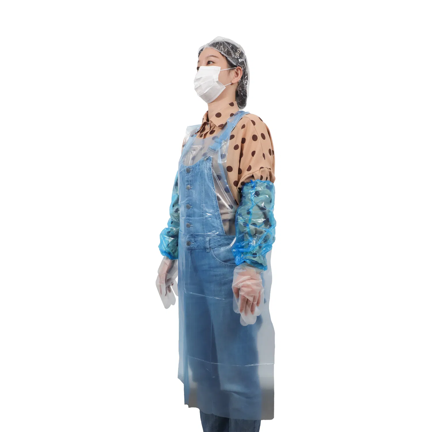Disposable Plastic Apron HDPE CPE PE Aprons for Adult