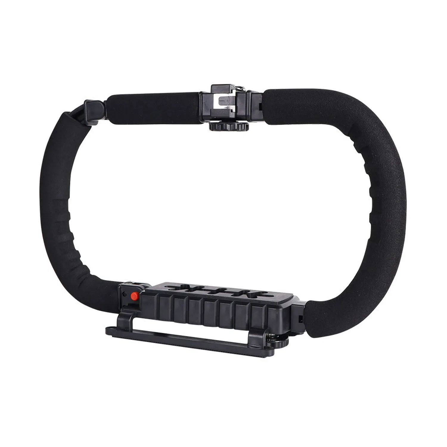 Video Action Stabilizing Handle Grip Handheld Stabilizer with Hot-Shoe Mount for DSLR Camera Camcorder