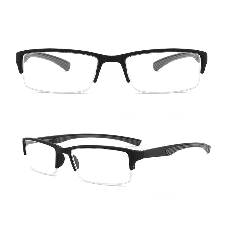 Wholesale Sports Promotion One-Piece Fashion Ultra Slim Reading Glasses Plastic Reading Glasses