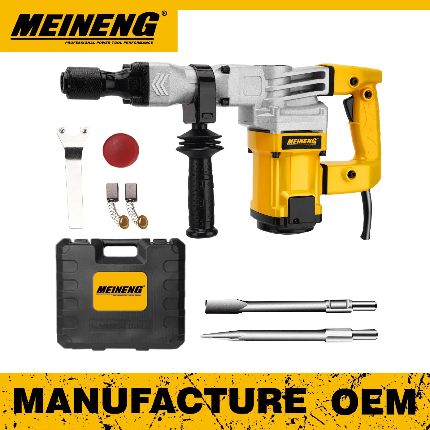 Отбойный молоток PowerPro 0855 профессиональный, 1580Вт, 15Дж