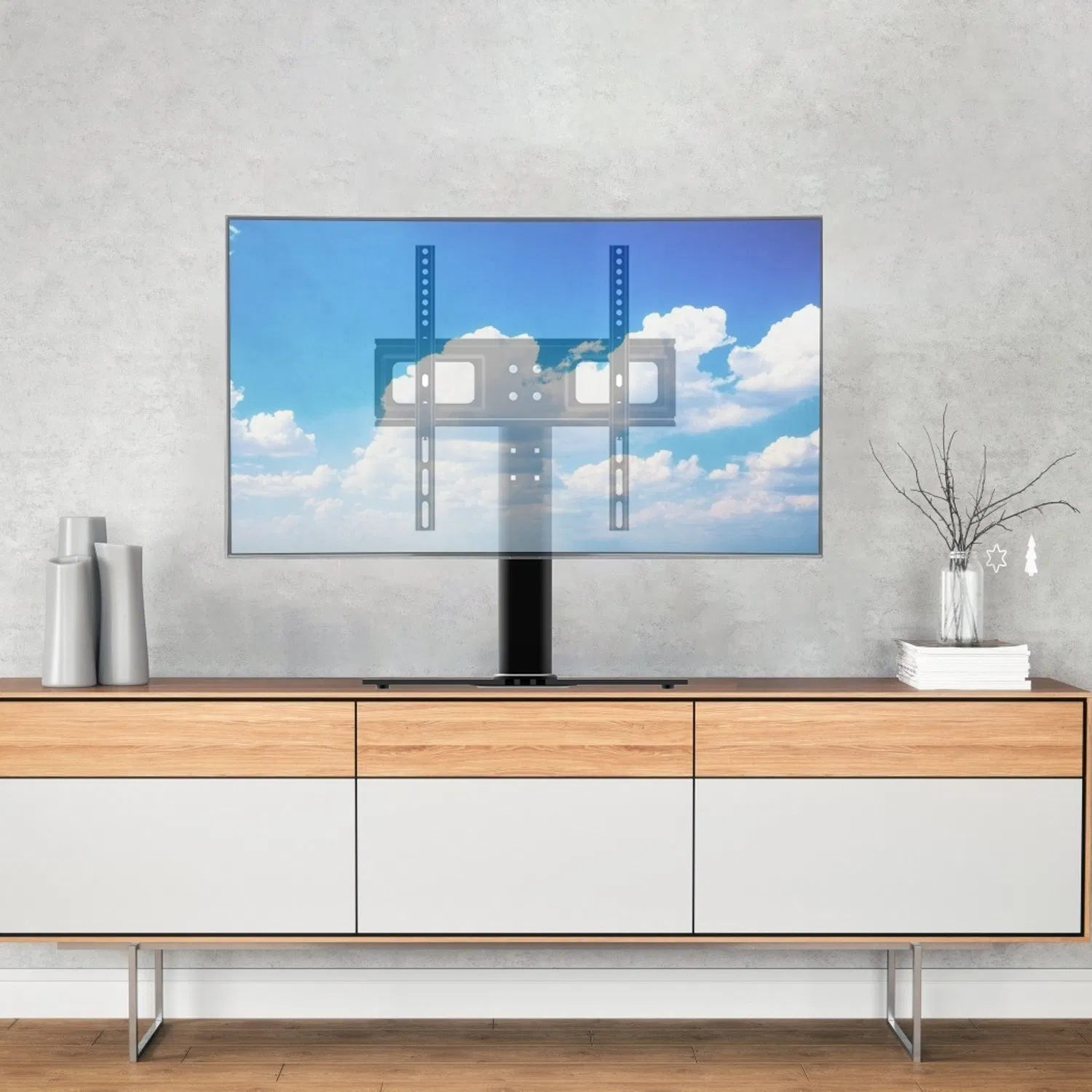 Регулируемый настольный кронштейн для ТВ до 55 дюймов