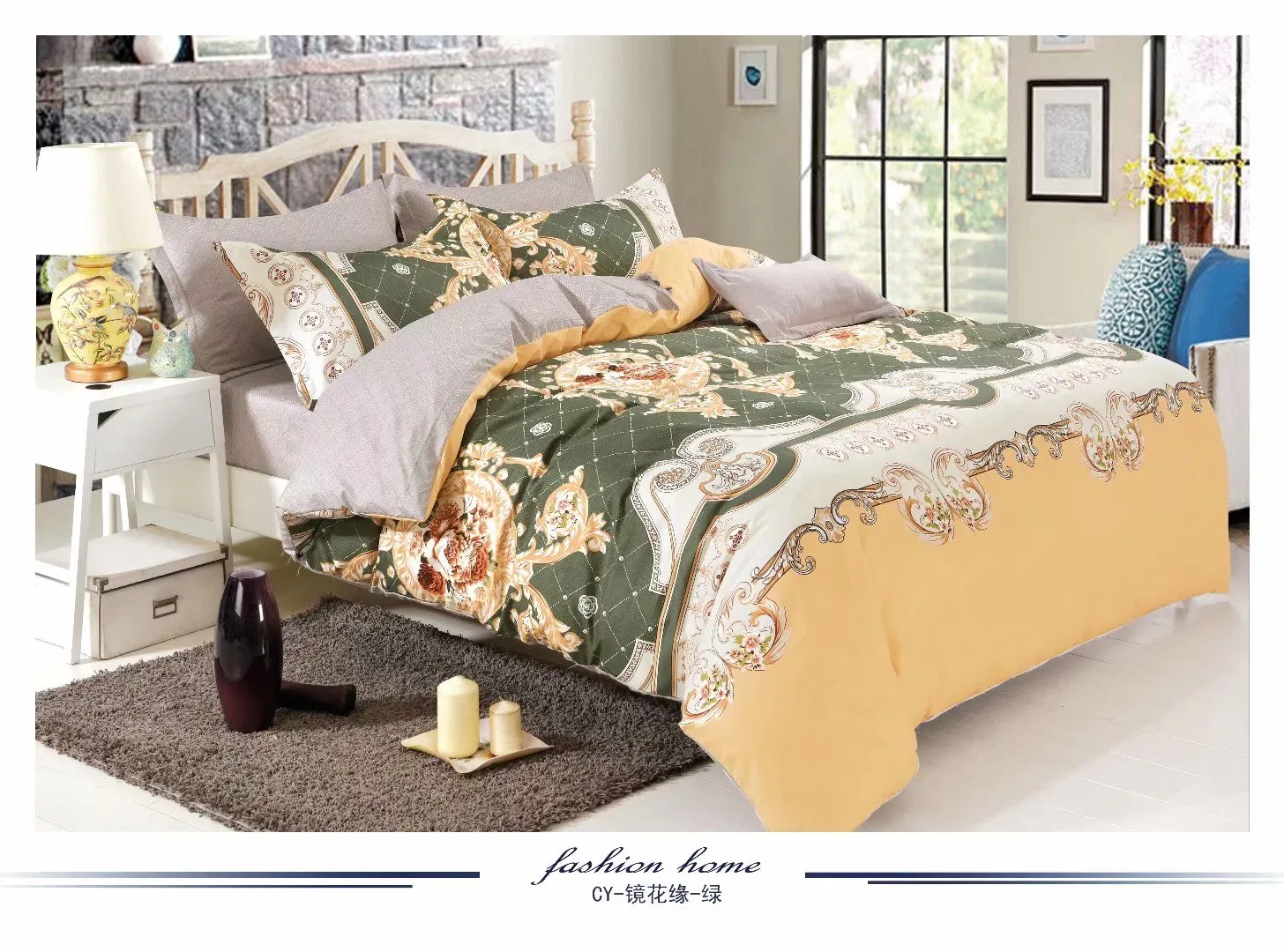 Printed New Design China Factory Direct Exporter Bedding Set Bed Cover