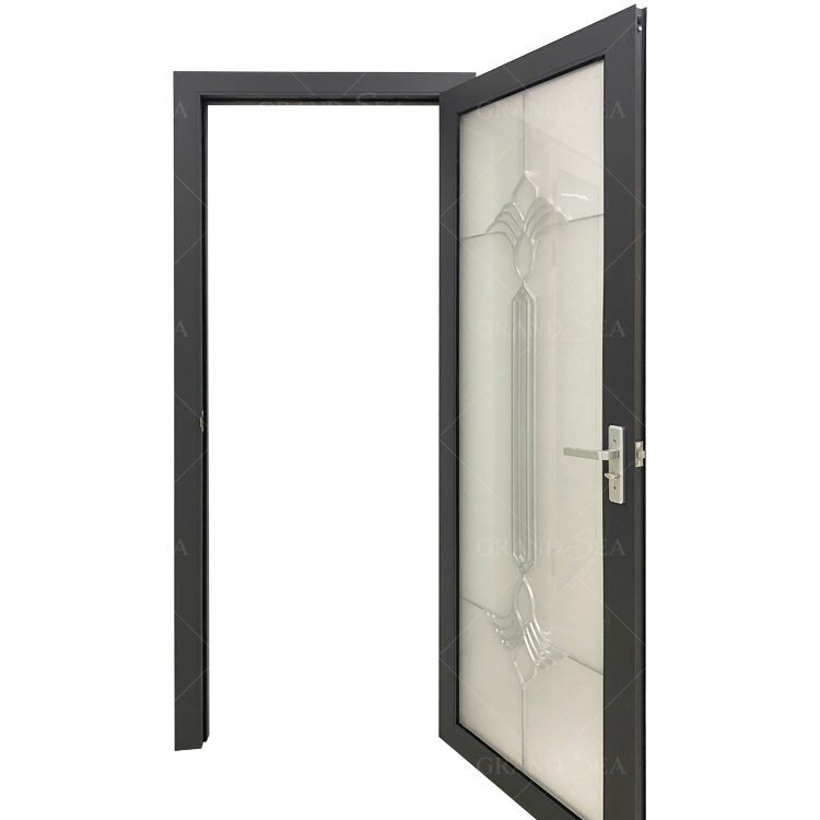 New Design Interior Bathroom Hinged Doors / Aluminium Toilet Casement Door