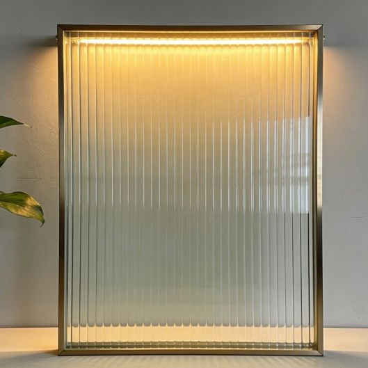 6mm Fluted Glass for Entryway Screen Decorative Glass