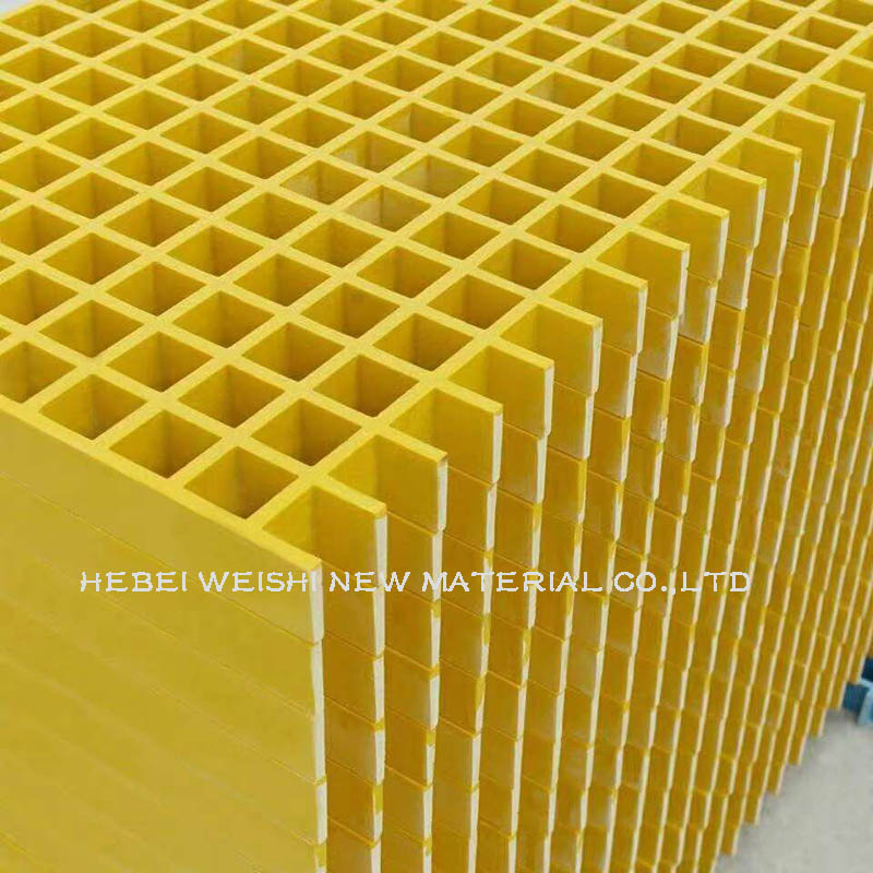 Smooth, Concave, Gritted Surface FRP Grating Sheet for Flooring