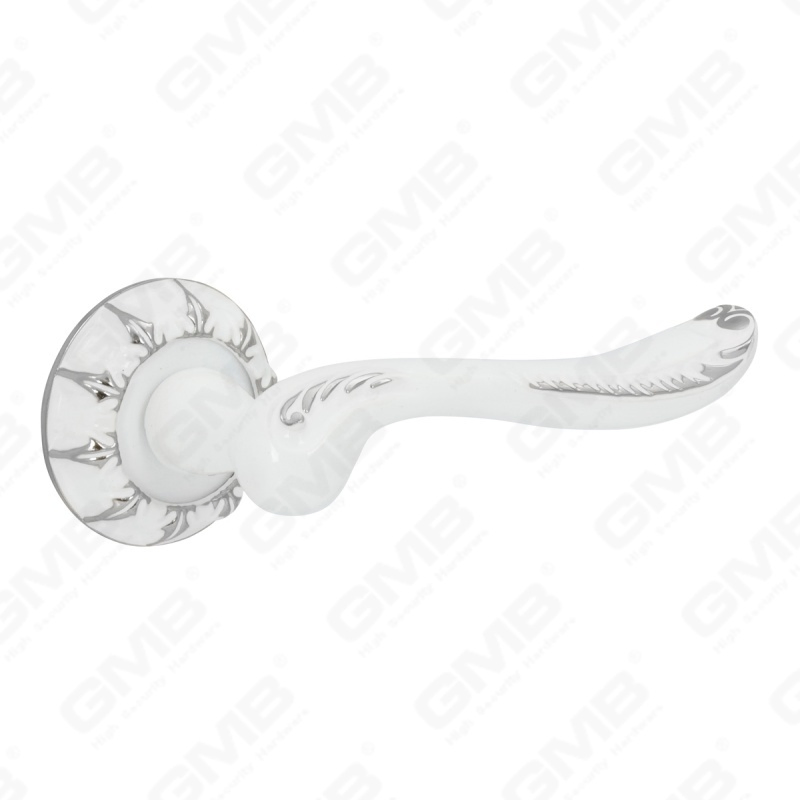 High Quality Extremely Simple Aluminum Door Handle with Thin Round Rosette (A112901)