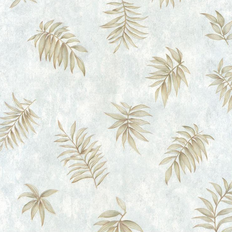 Simple Dark Leaf PVC Wallpaper Living Room Background Wall Restaurant Wallpaper