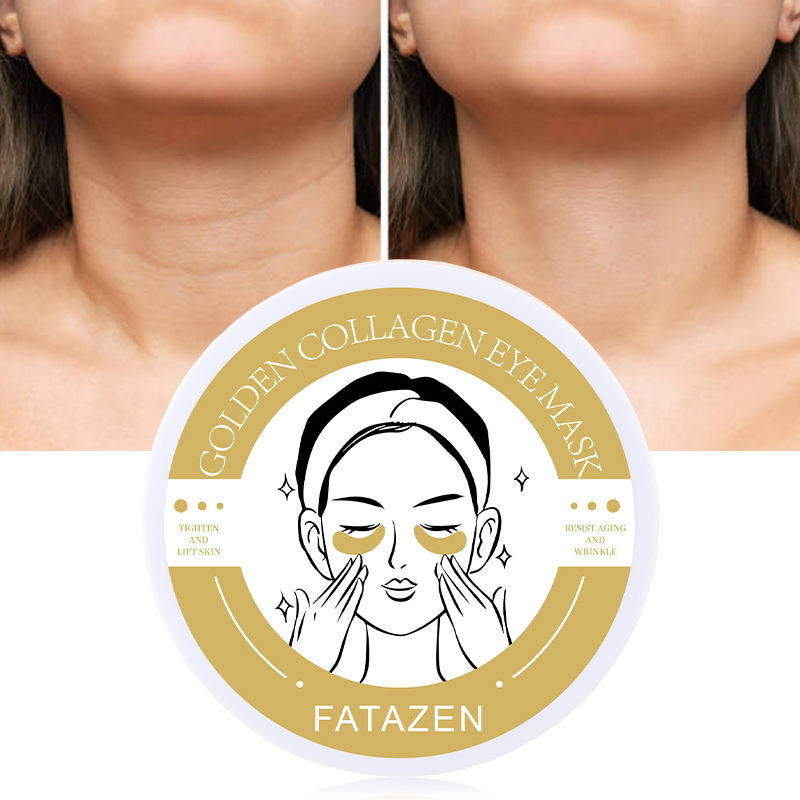 Hot Selling Remove Dark Circle Golden Gel Pads Private Label 24K Gold Organic Moisturizing Collagen Hydrogel Eye Mask Eye Patch
