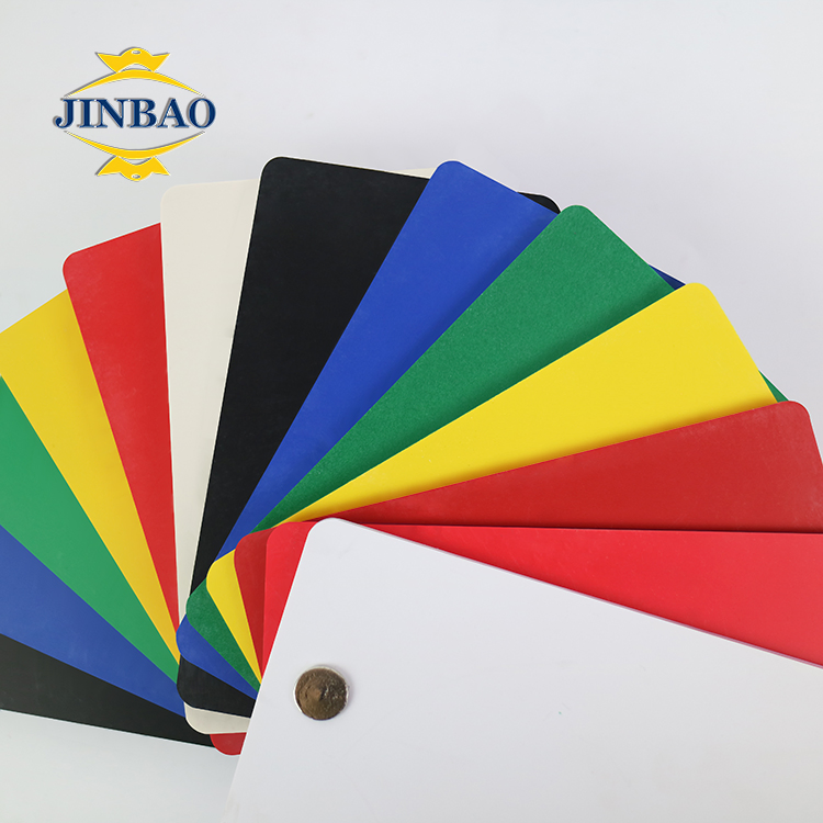 Jinbao Manufacturers Engraving Laser Cutting Design 5X10 Waterproof 3mm Plastic Custom White 4mm 5mm 1mm Sheet Sign Advertising Printing PVC Free Foam Board