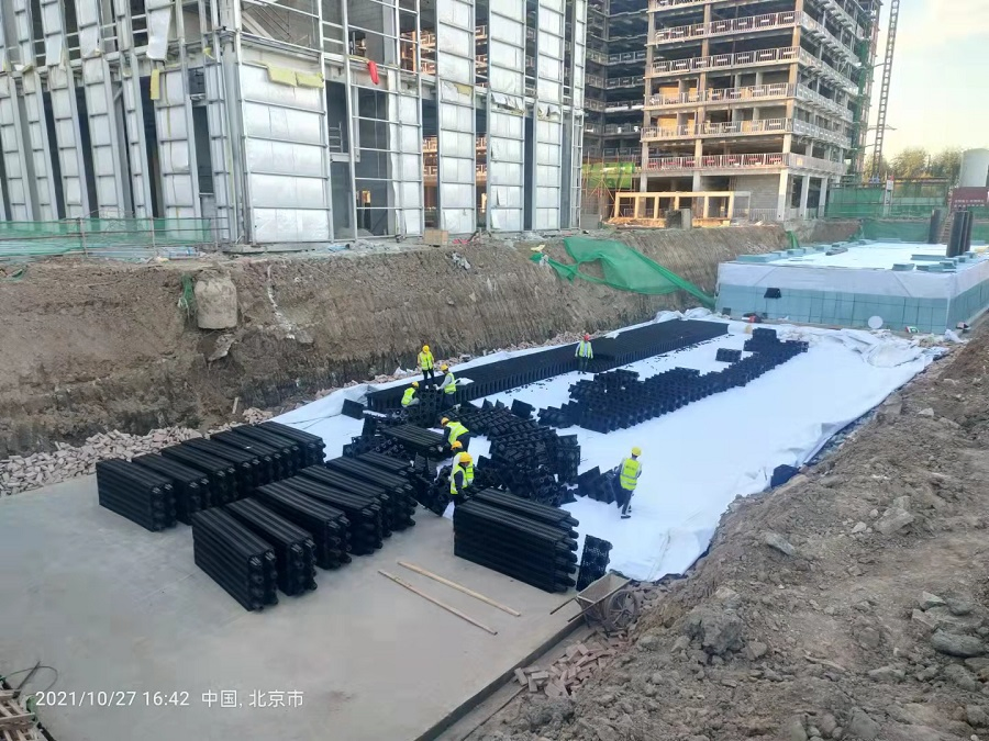 Rainwater Cistern PP Module Rainwater Storage Tank in Underground, Soakaway Crate