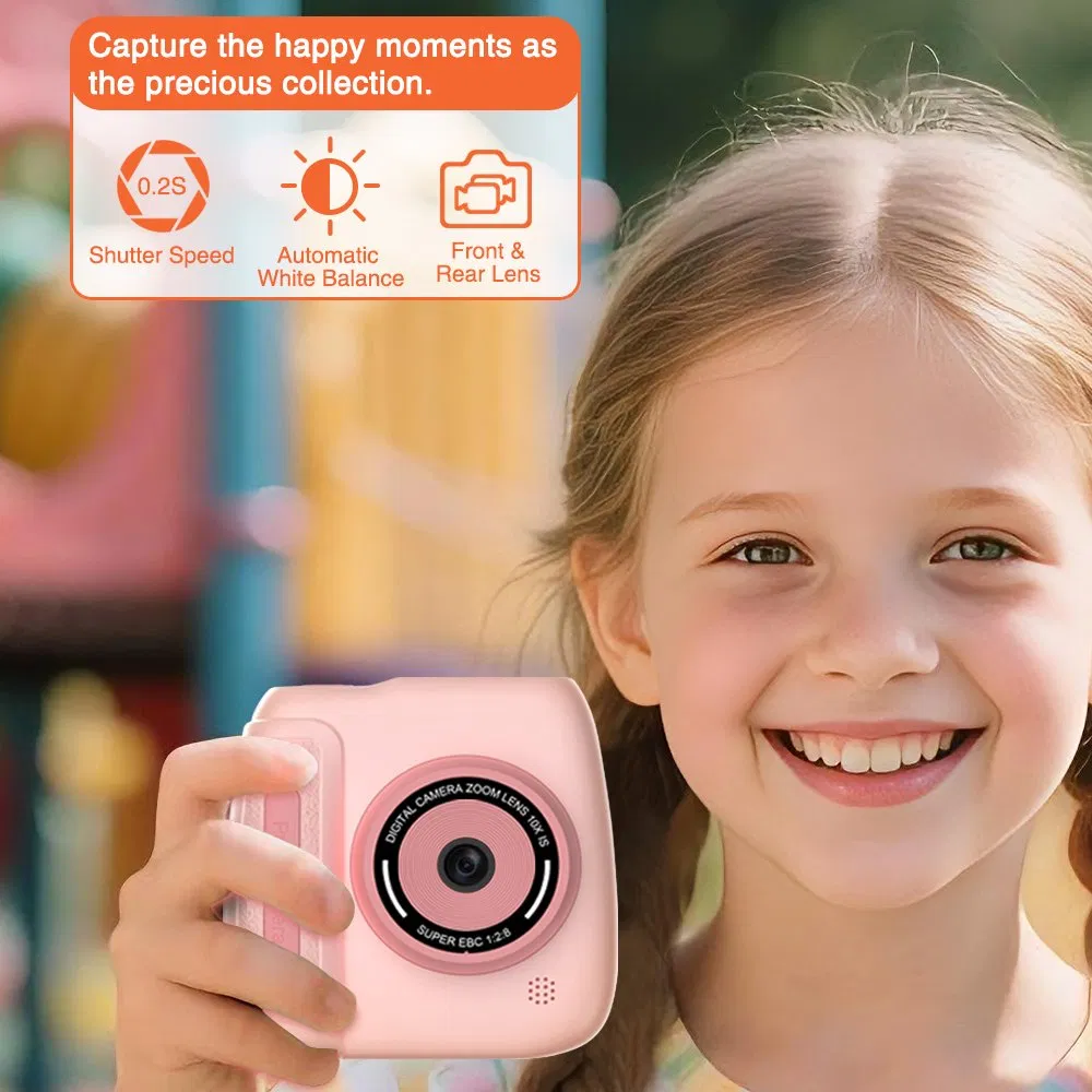 Детская камера мгновенной печати D102 с IPS экраном 2.4"