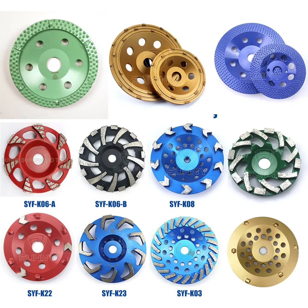 4 Inch Concrete Diamond Grinding Cup Wheel for Floor Grinder