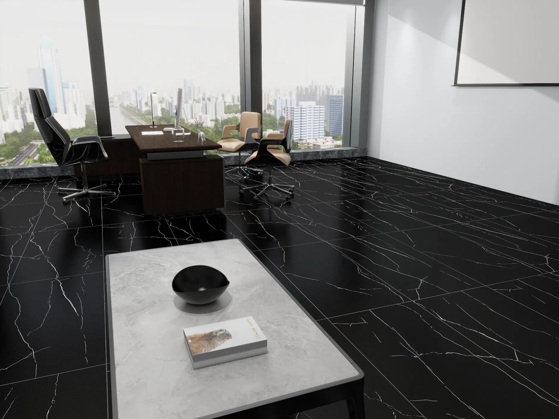 Best Selling Polished Glazed Porcelain Floor Tiles 600*1200mm Glossy Surface Ceramic Tiles