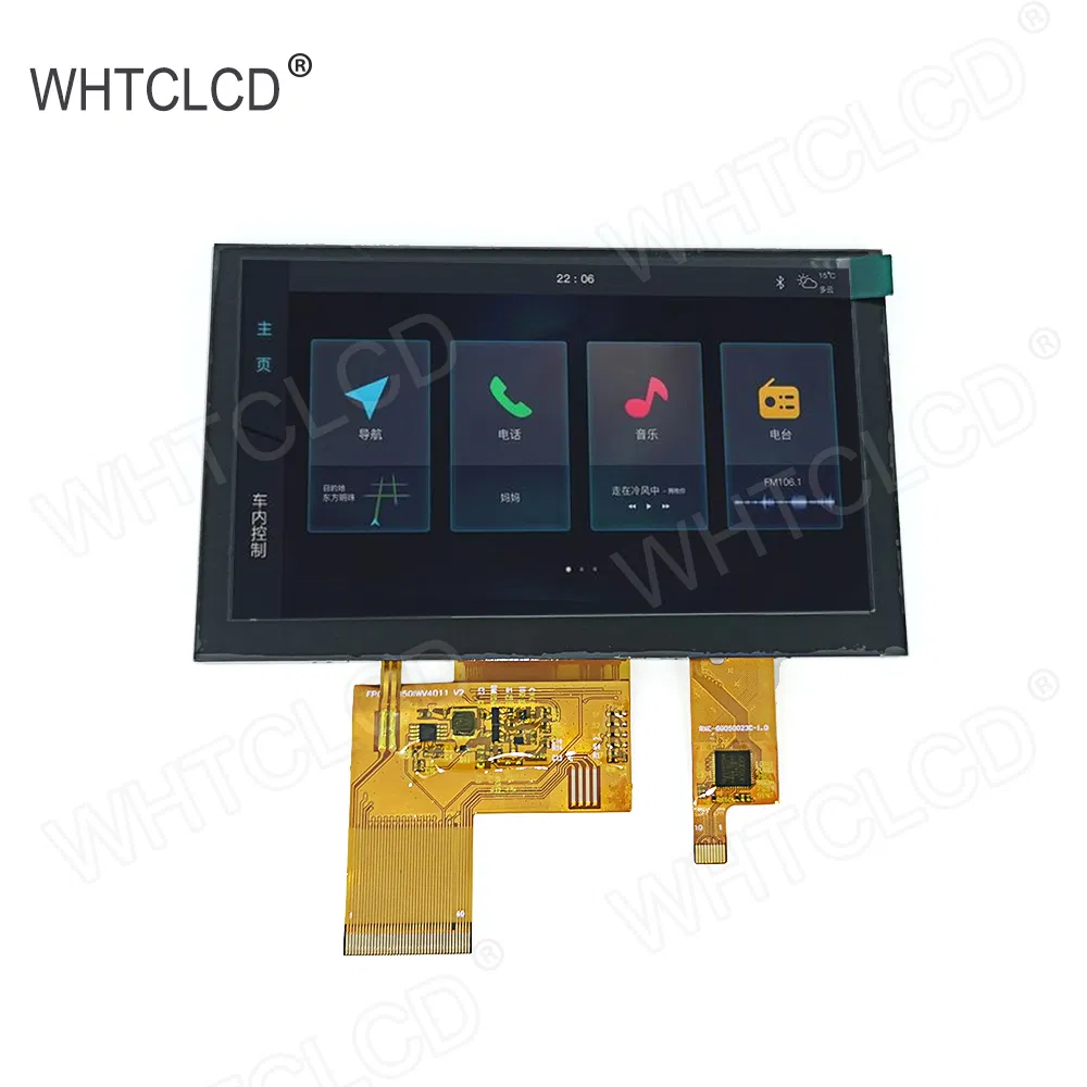 5-дюймовый сенсорный LCD-дисплей 800x480