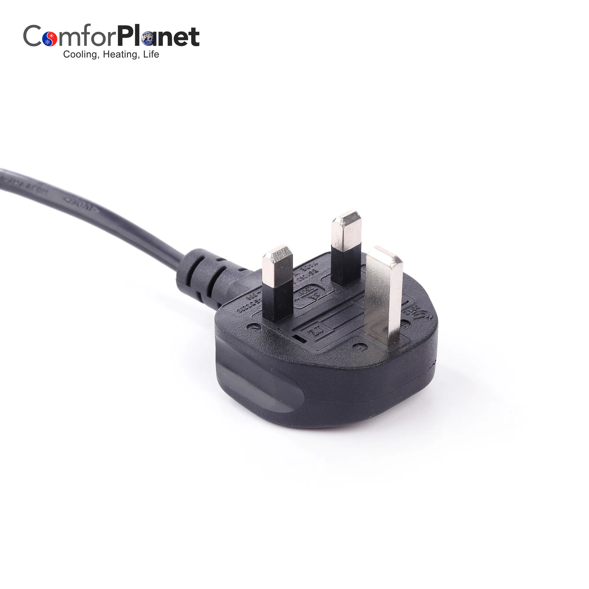HVAC High Quality EU UK Us Au 3 Prong British AC Supply Power Plug