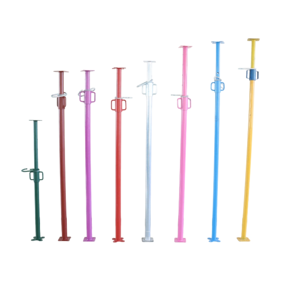 Height Adjustable Durable Powder Coated Shoring Steel Prop for Highrise Building