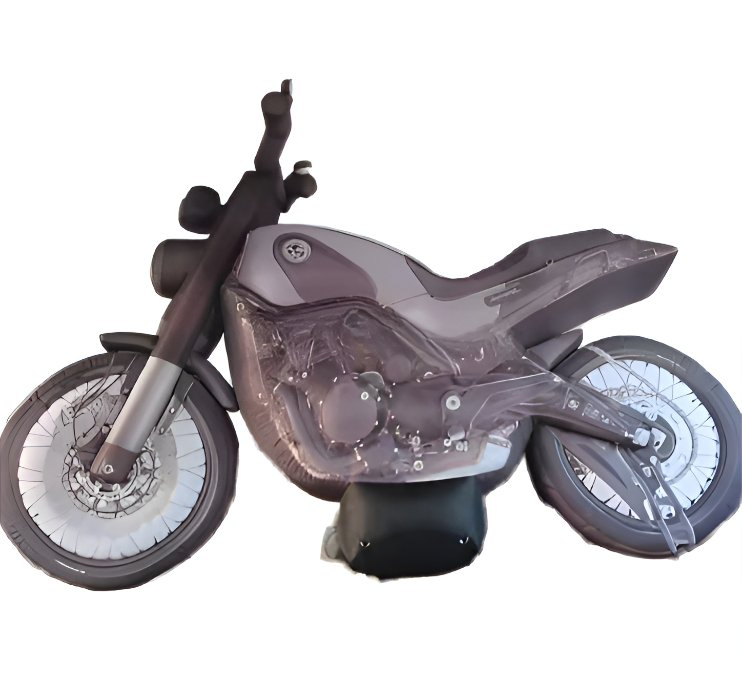 Inflatable Motorcycle for Engaging Event Displays and Promotions