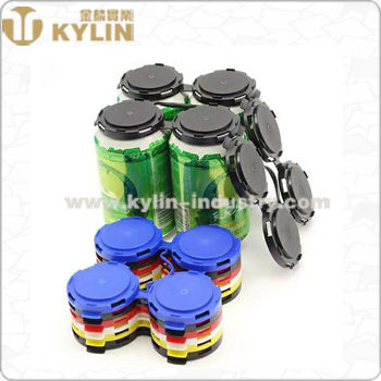 Dust-Free Plastic 6pieces 330ml 500ml Can Carrier/Can Holder