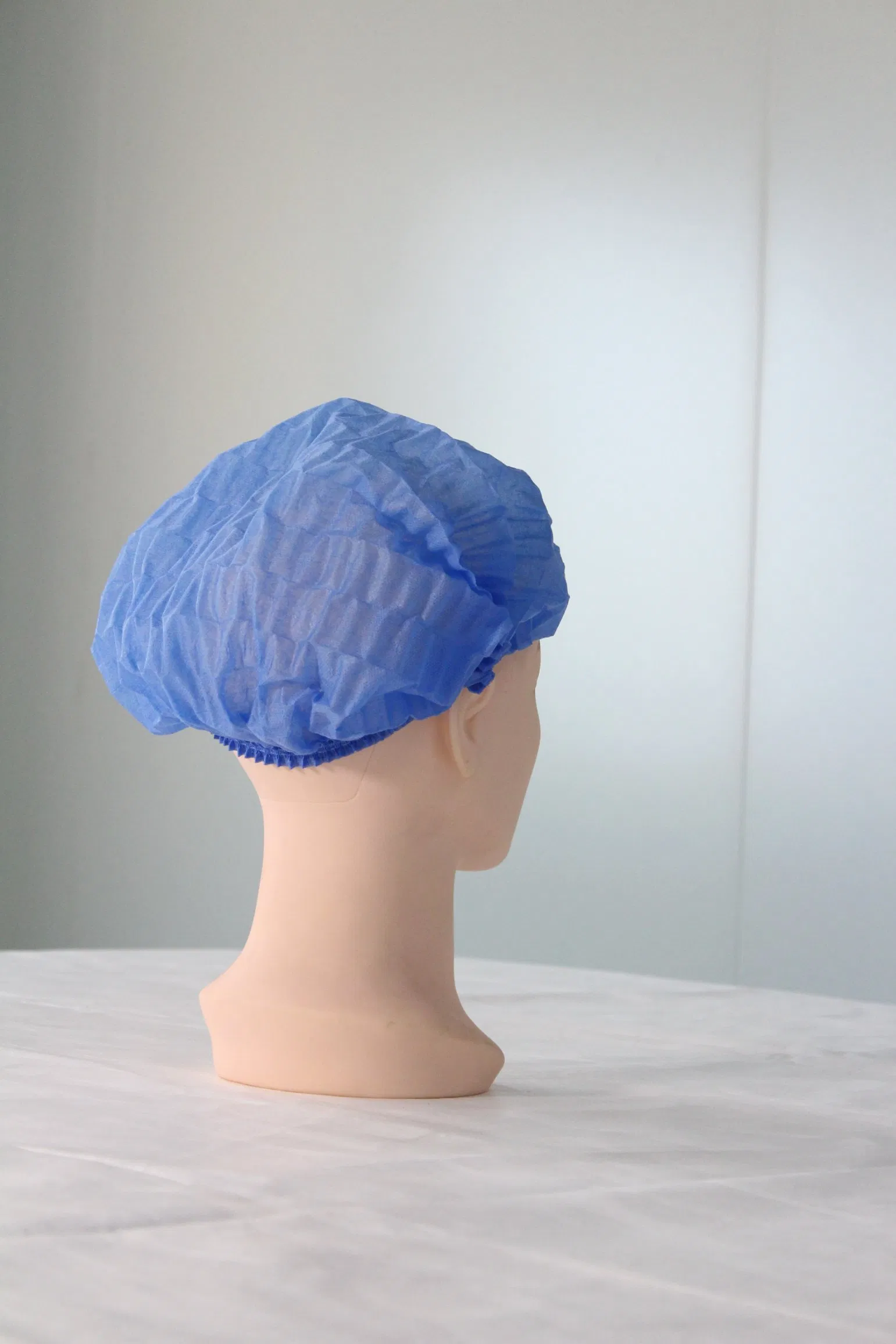 Laboratory Dedicated Protection, Blue SMS 15GSM Dust-Proof Cap, Ensures Experiment Safety