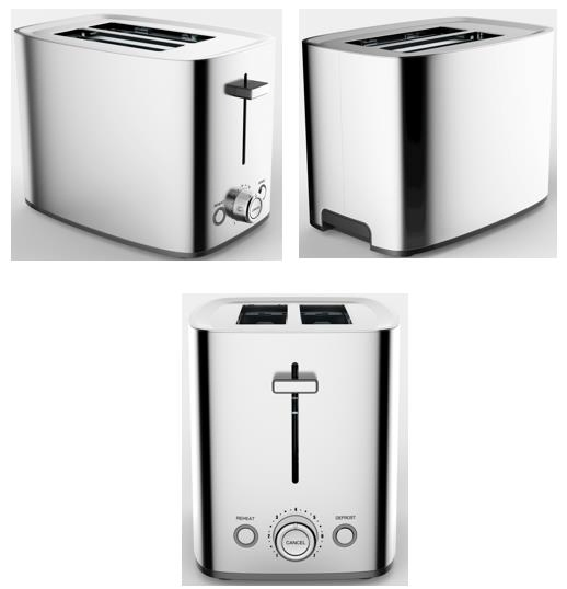 4 Slice 1500W Multi Bread Toaster with Timer Function