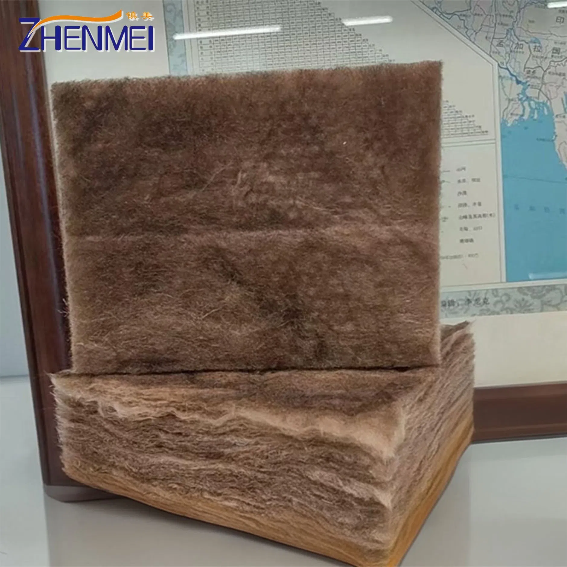 Moisture Resistant Flexible Lightweight Non Combustible Formaldehyde-Free Eco-Friendly Glass Wool