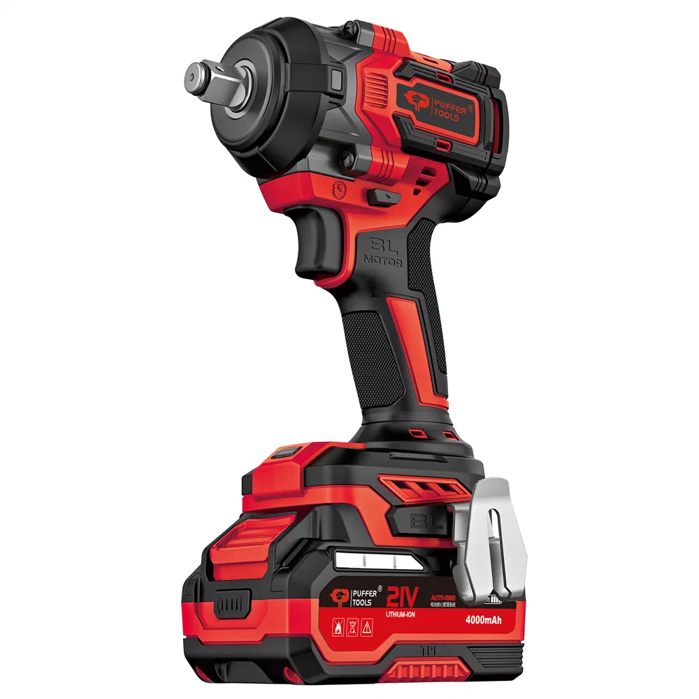 OEM ODM Obm PT-8090 Portable Electric Impact Wrench 750W Power Hiqh Torque 1/2 Inch Cordless Impact Gun with Battery