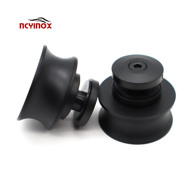 Wholesale Sliding Door System Hanging Roller Wheel Door Roller Wheel for Tempered Glass