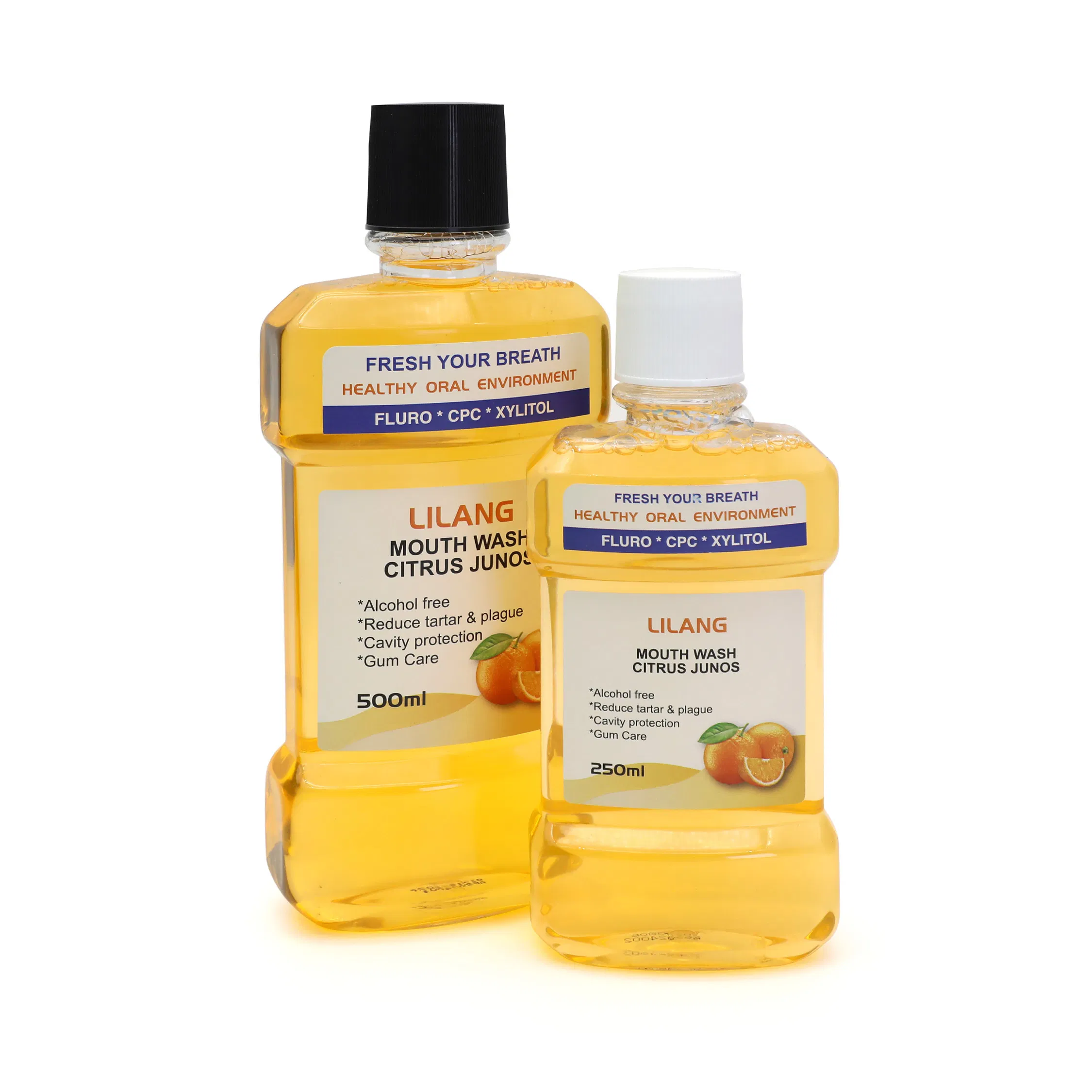 250ml Mouth Wash OEM/ODM Oral Care; Orange