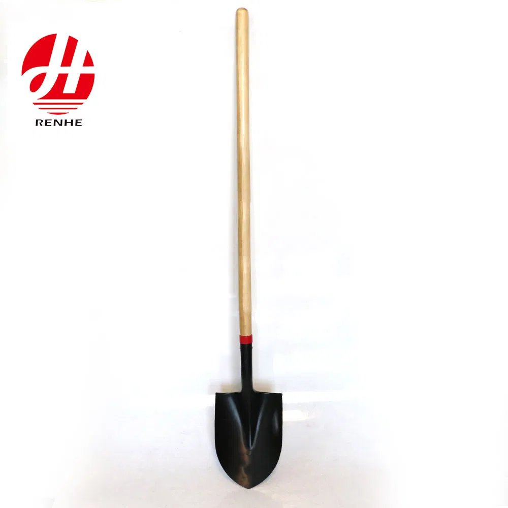 Agricultural Hand Tools Metal Spades Round Point Digging Metal Garden Shovel with Handle