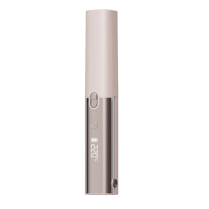 New Rechargeable Wireless Portable Hair Straightening Comb Ceramic Fast-Heating Electric Straightening