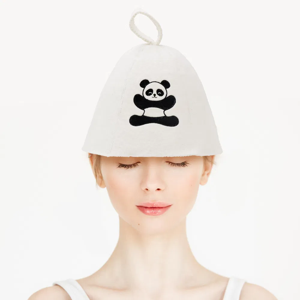 Wholesale Top Quality 100% Wool Felt Sauna Hat for Sale