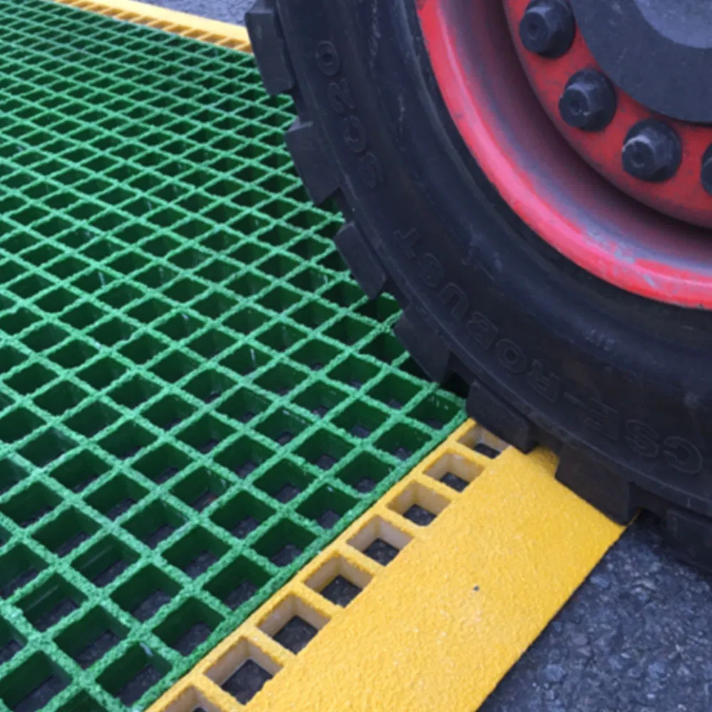 Tianfu Lightweight Aesthetic Eco Friendly Fiberglass Products Industrial Grade Material FRP Grate Molded Grating