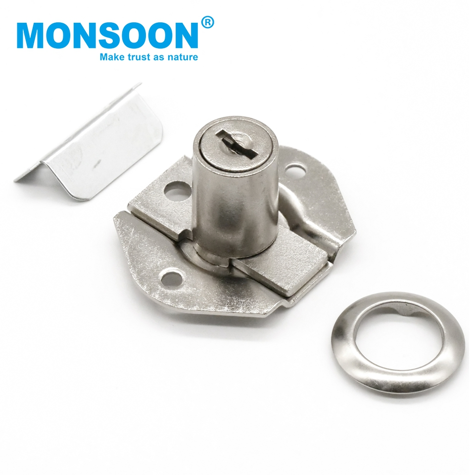 Hardware Accessories Office Computer Desk Cabinet Lock Zinc Alloy Diamond Wardrobe Furniture Drawer Lock with Master Key