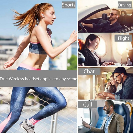 TWS-наушники ST69 с двумя парами в кейсе, низкая задержка