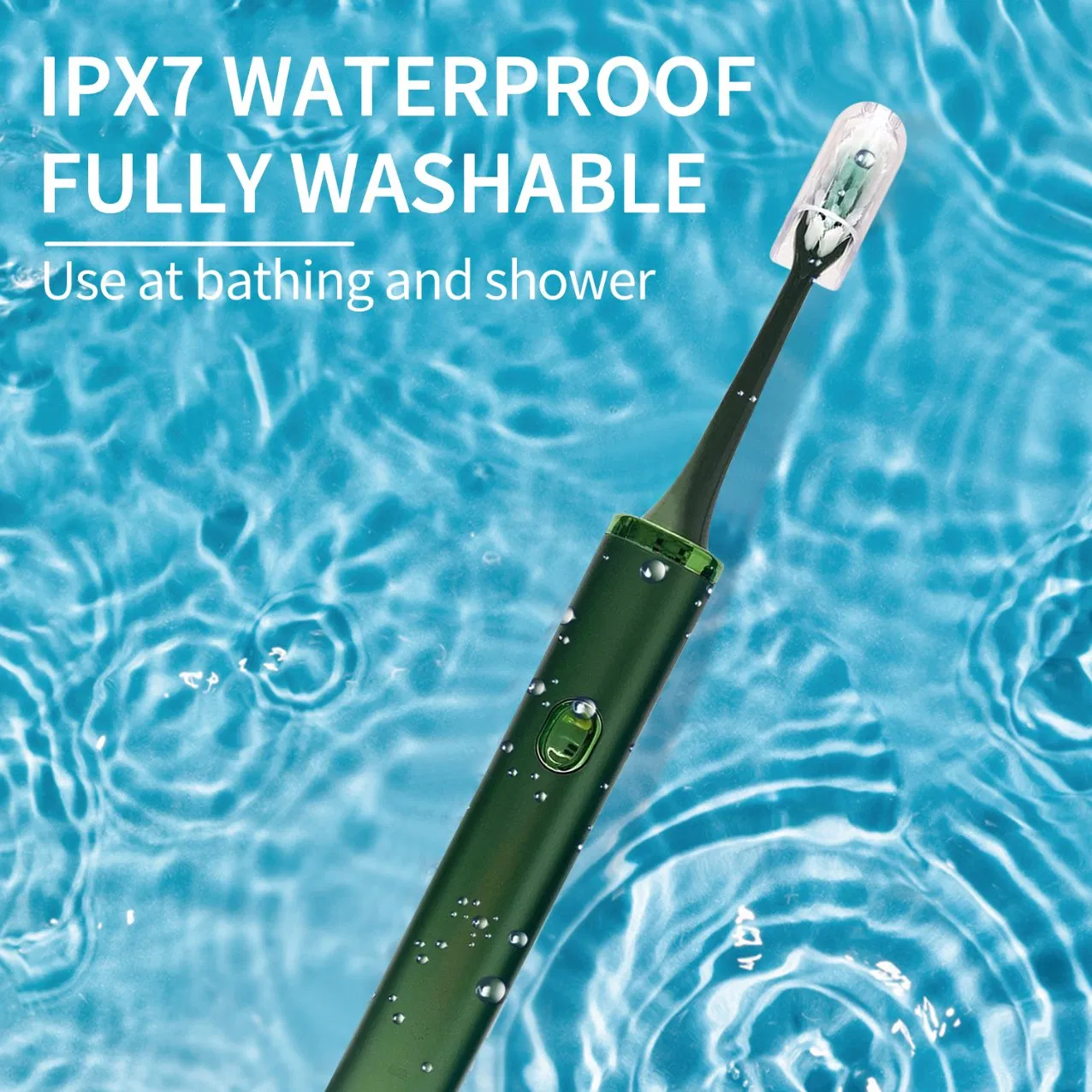 Powerful Cleaning Whitening Tooth Cleaner Waterproof Ipx7 Adult Electric Toothbrush