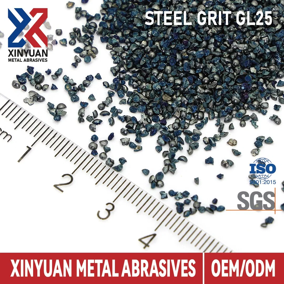 High Hardness Cast Steel Grit for Blasting and Descaling – Gp/Gl/Gh Grades, Factory Direct Supply