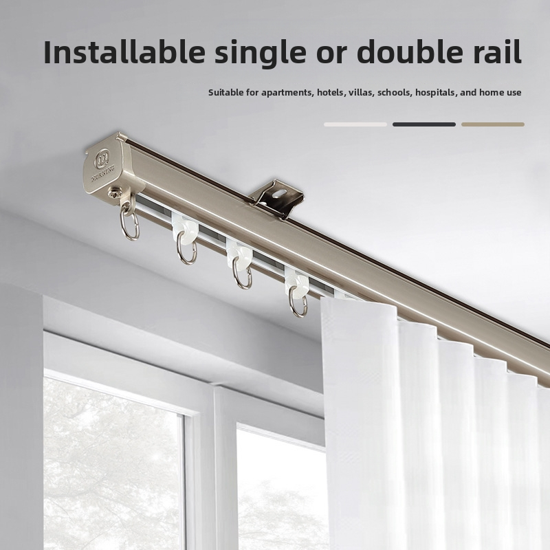 Durable Aluminum Curtain Track by Guofan - Customization Available in Guangzhou