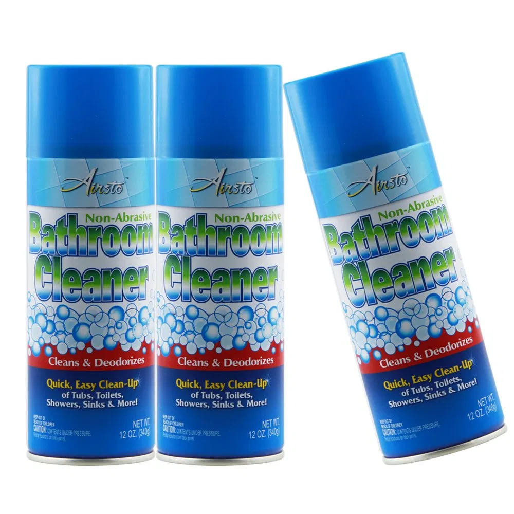 Private Label Manufacturer Bathroom Grime Fighter Bathroom Cleaner Aerosol Cleaner Spray