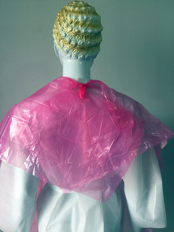 Одноразовый парикмахерский фартук LDPE